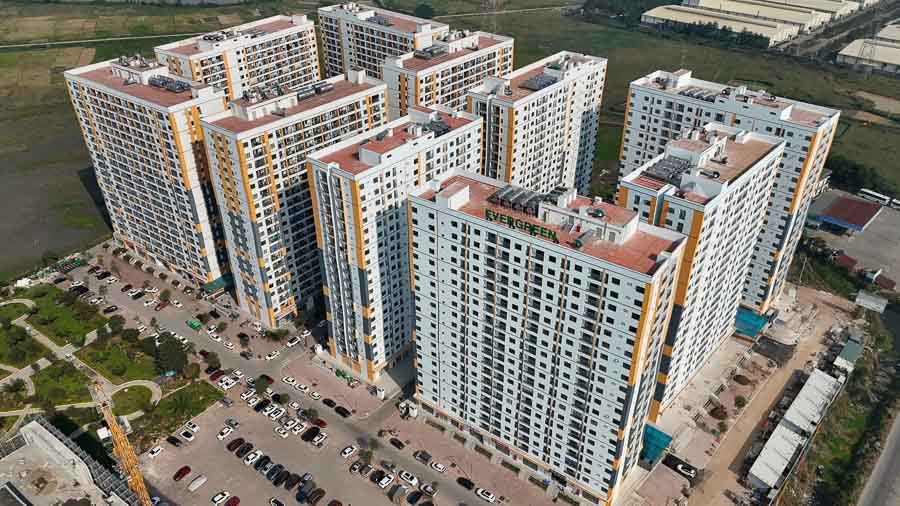Hình ảnh dự án Nhà ở xã hội Evergreen Bắc Giang. Ảnh: Evergreen Bắc Giang 